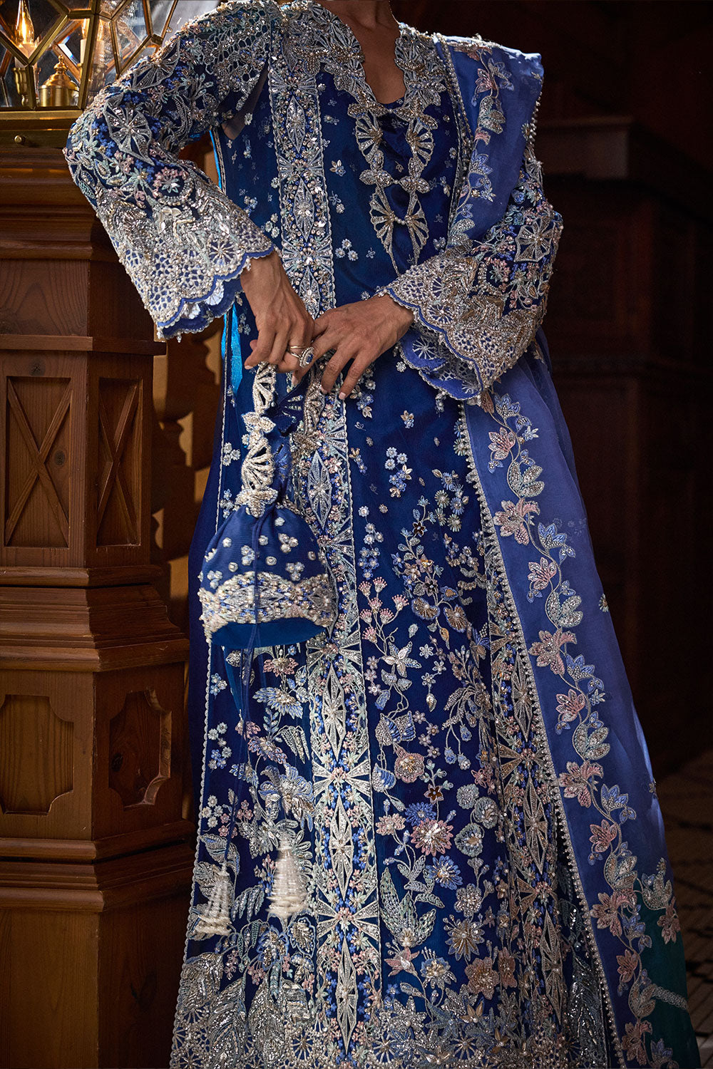 Soraya | Lumene Festive Edit 25 | Elise - Wedding Dress - Available at Maria Faisal in UK and USA.