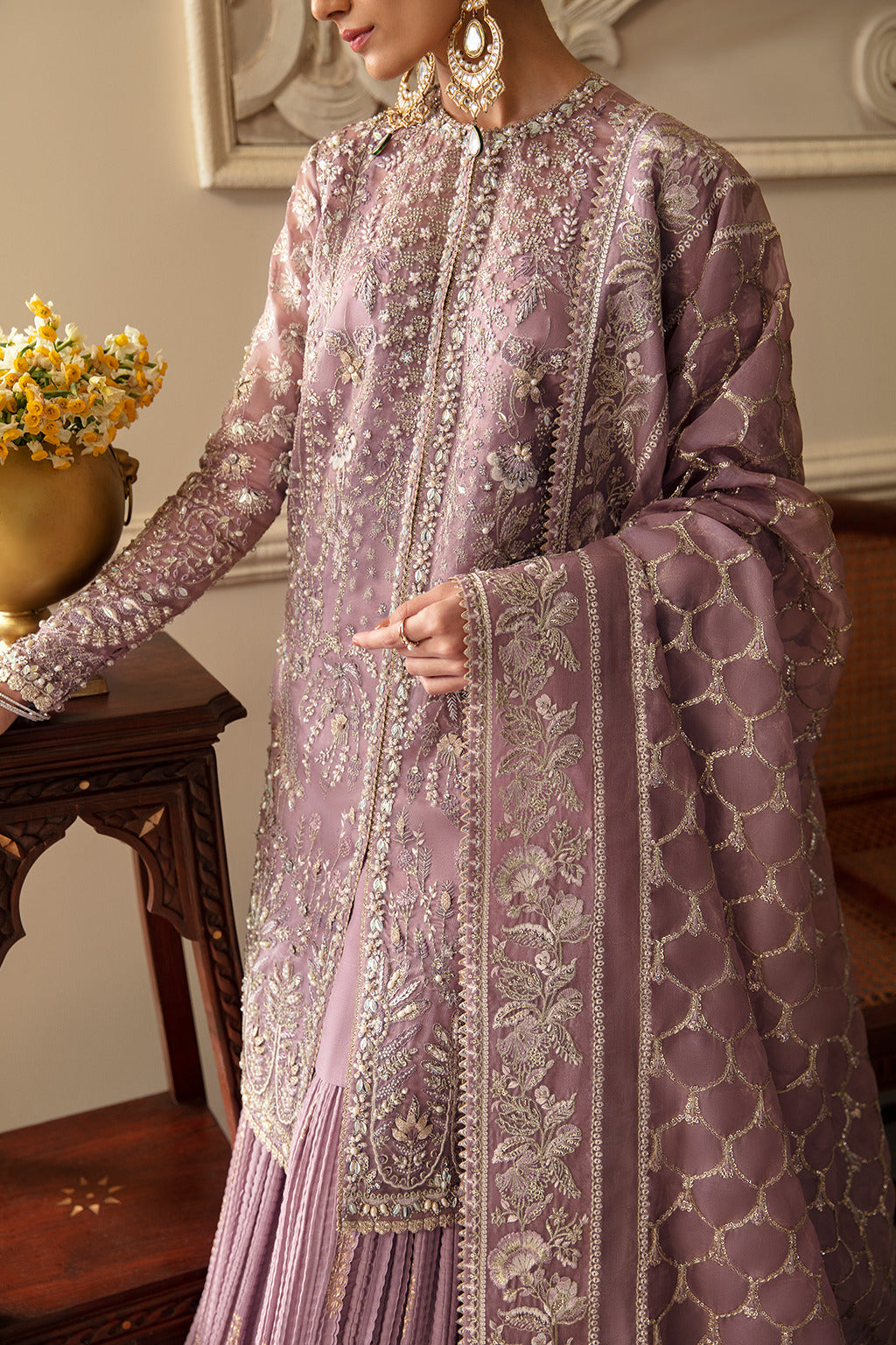 Soraya | Lumene Festive Formals | Sehr - Wedding Dress - available at  Maria Faisal in UK and USA.