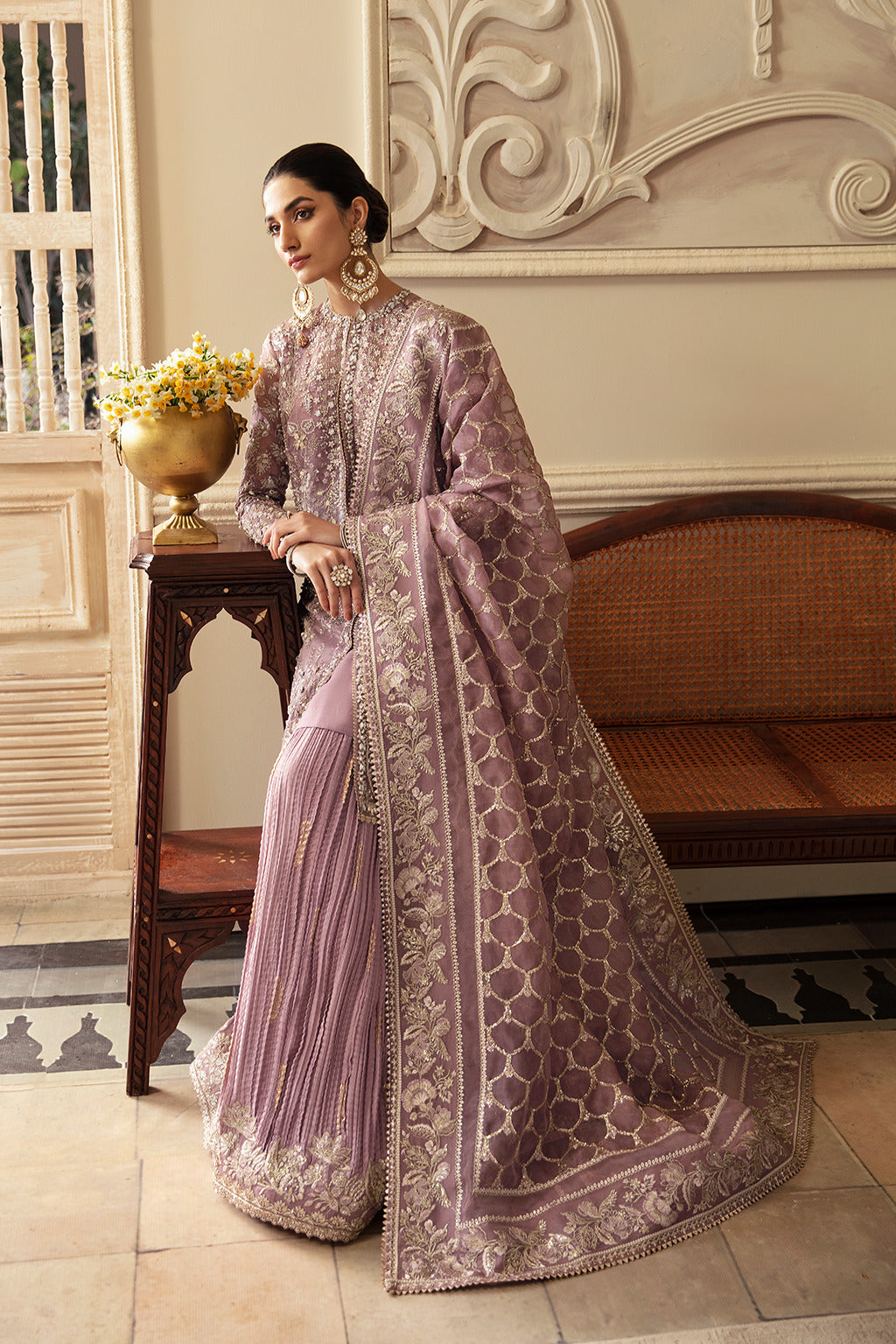 Soraya | Lumene Festive Formals | Sehr - Wedding Dress - available at  Maria Faisal in UK and USA.