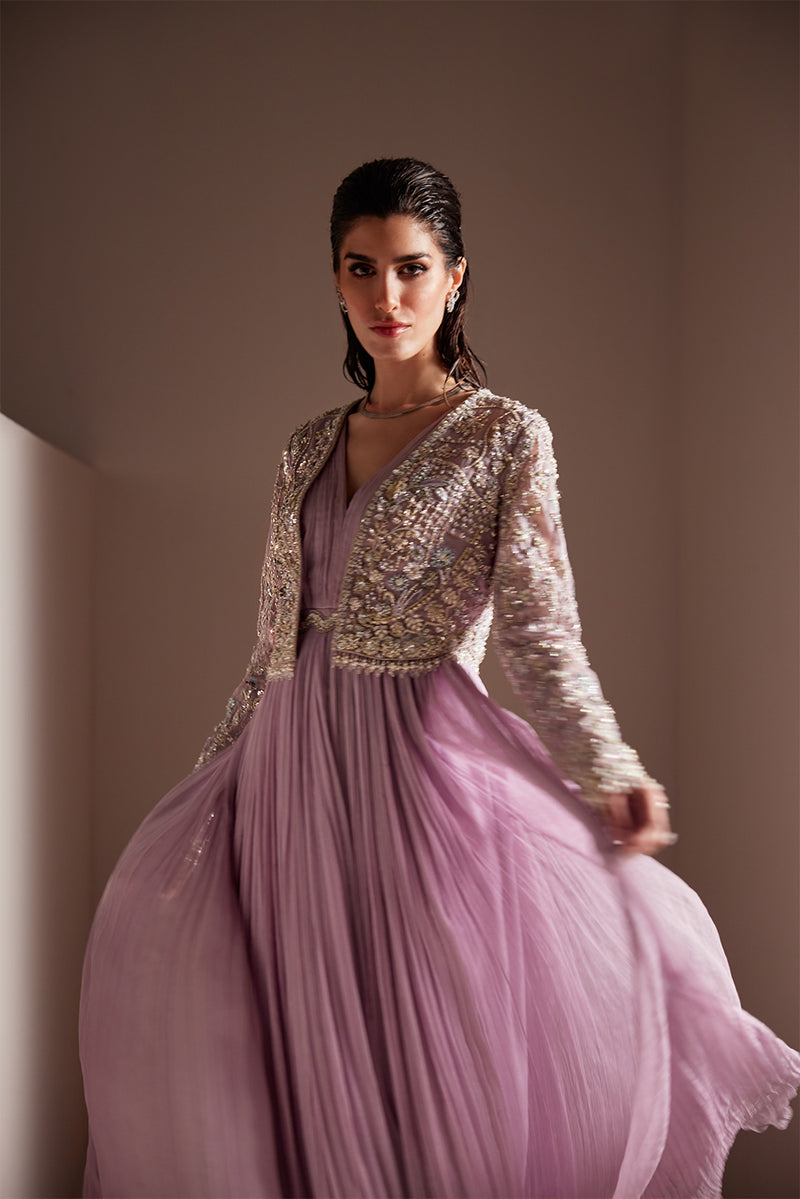 Soraya | Oriana Luxury Formals | Charisma - Formal Wear - available at  Maria Faisal in UK and USA.
