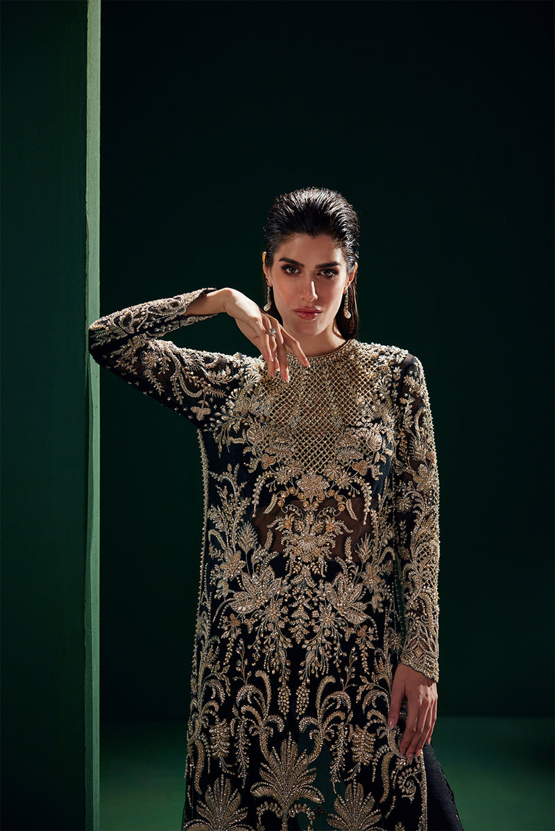 Soraya | Oriana Luxury Formals | Eclat - Formal Wear - available at  Maria Faisal in UK and USA.