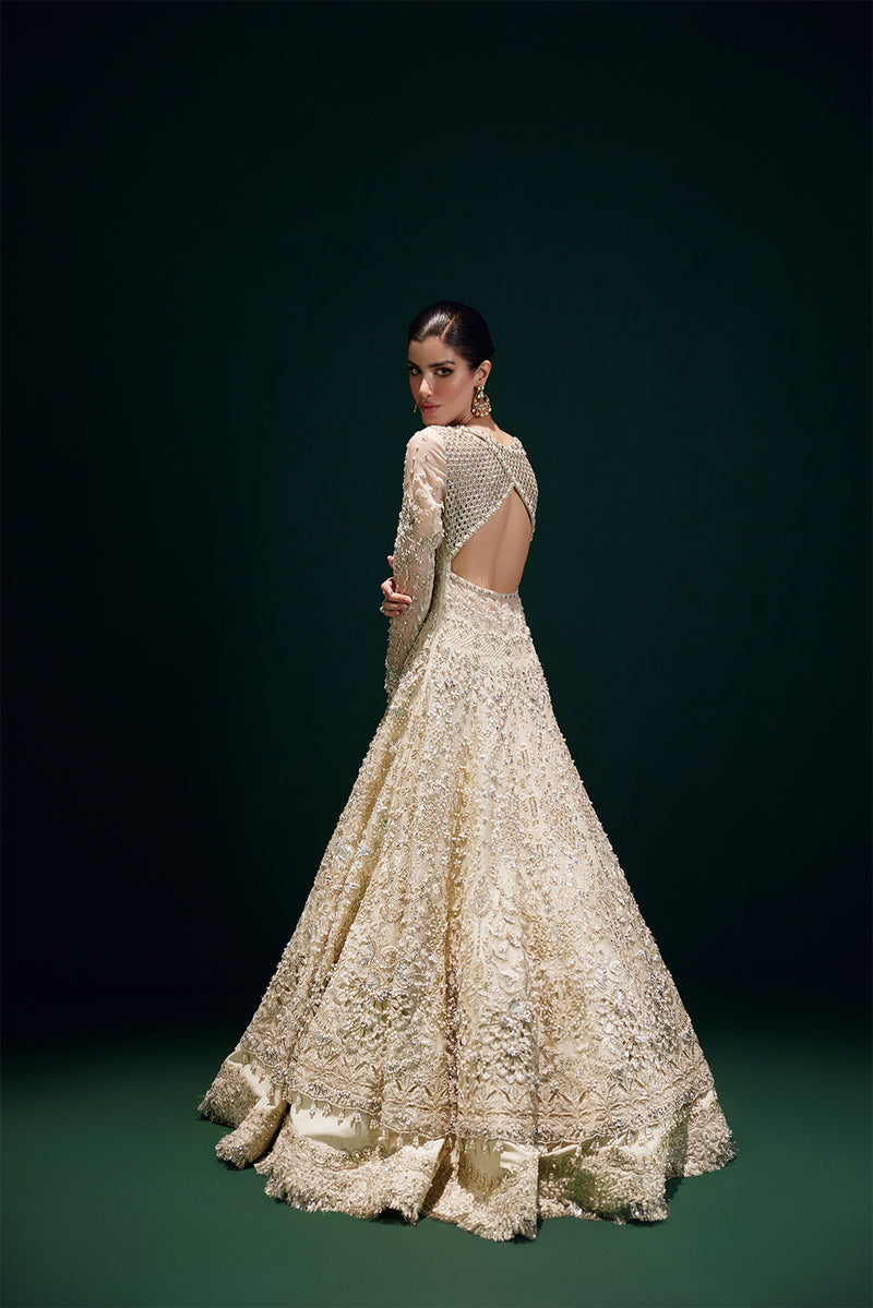 Soraya | Oriana Luxury Formals | Elysian - Wedding Wear - available at  Maria Faisal in UK and USA.