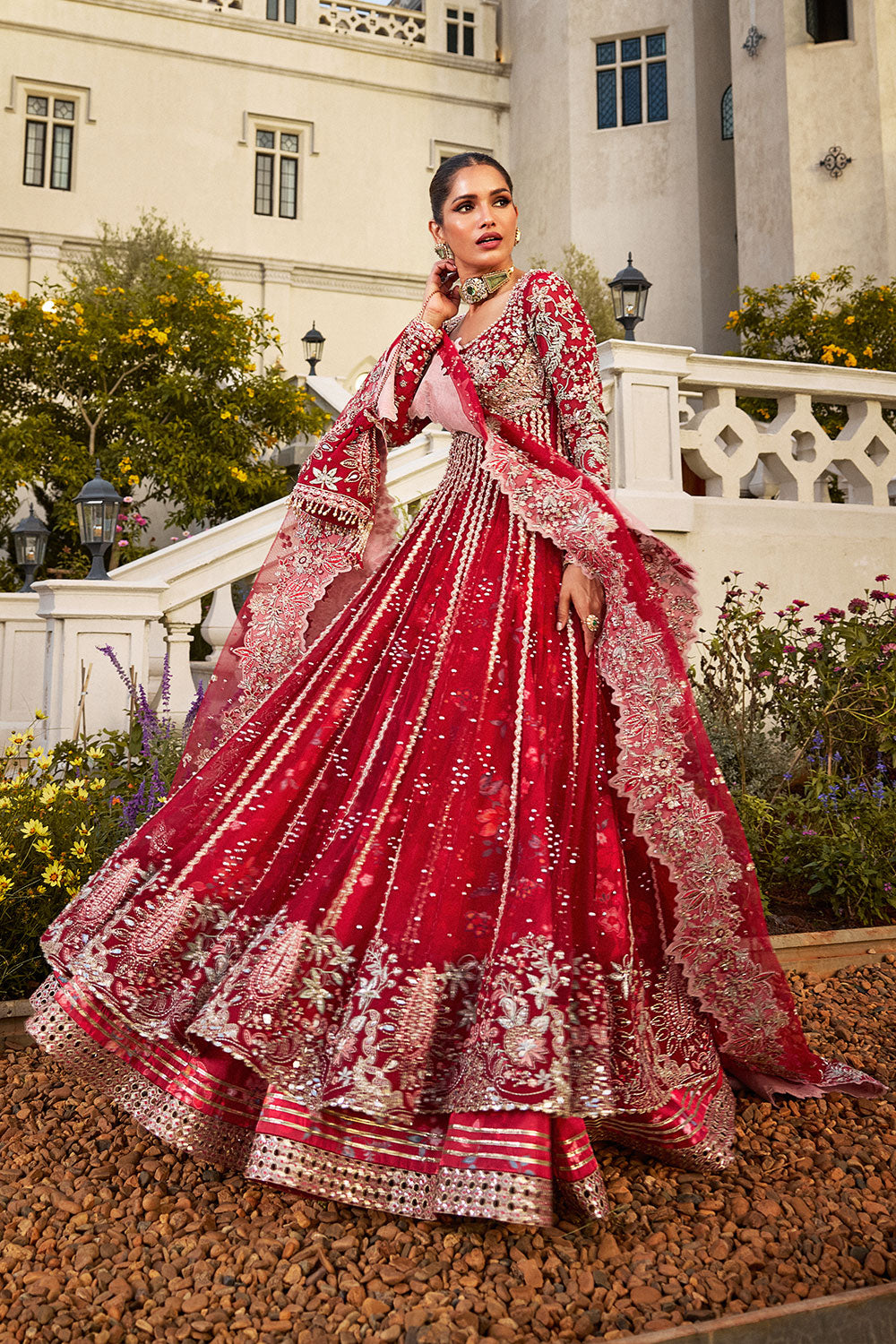 Soraya | Lumene Festive Edit 25 | Marybella - Wedding Dress - available at Maria Faisal in UK and USA.