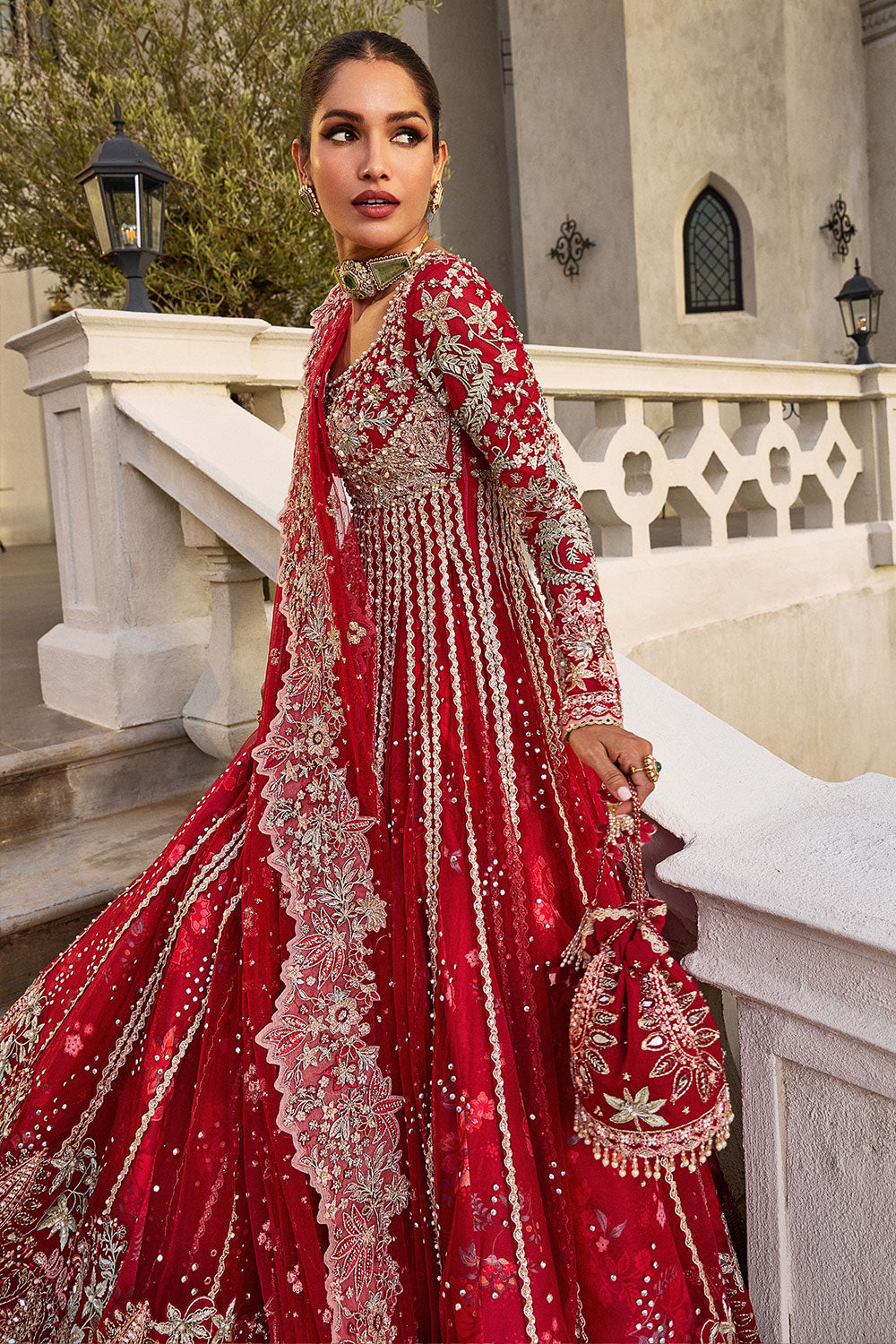 Soraya | Lumene Festive Edit 25 | Marybella - Wedding Dress - available at Maria Faisal in UK and USA.