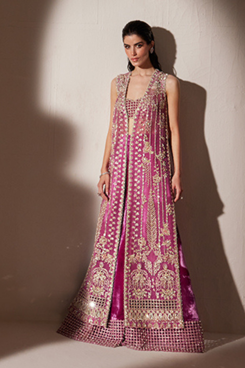 Soraya | Oriana Luxury Formals | Verdant - Wedding Wear - available at  Maria Faisal in UK and USA.