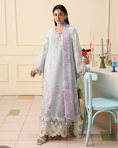 Mushq | Soleil Prints | SUGAR BLOOM - Luxury Dress - available at Maria Faisal in UK and USA.