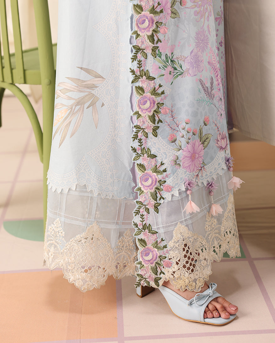 Mushq | Soleil Prints | SUGAR BLOOM - Luxury Dress - available at Maria Faisal in UK and USA.