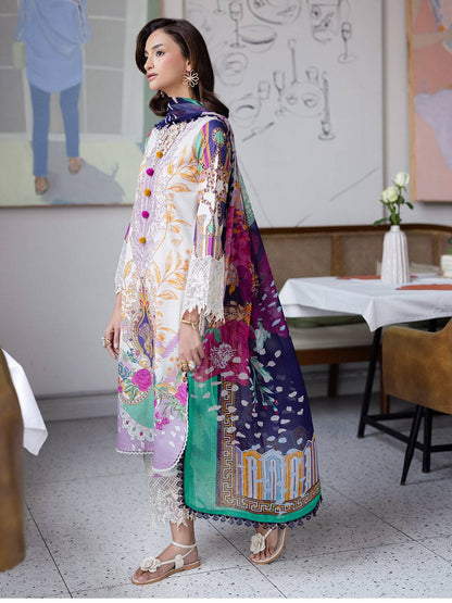 Mahnur | After Hours Luxury Lawn 25 | Sugar Rush by Maria Faisal - Registered Vendor of : Mahnur - type : Ladies Clothes - 100% original wedding dresses