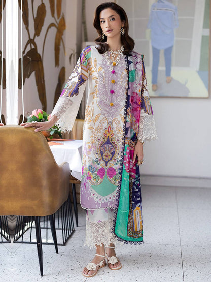 Mahnur | After Hours Luxury Lawn 25 | Sugar Rush by Maria Faisal - Registered Vendor of : Mahnur - type : Ladies Clothes - 100% original wedding dresses