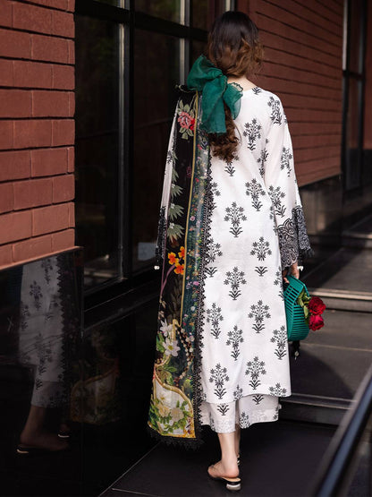 Mahnur | After Hours Luxury Lawn 25 | Sundaze Soiree by Maria Faisal - Registered Vendor of : Mahnur - type : Ladies Clothes - 100% original wedding dresses