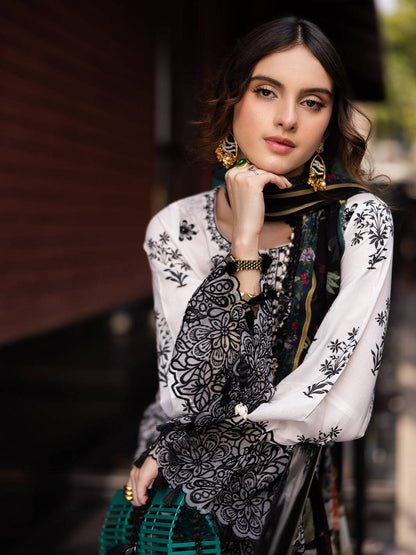 Mahnur | After Hours Luxury Lawn 25 | Sundaze Soiree by Maria Faisal - Registered Vendor of : Mahnur - type : Ladies Clothes - 100% original wedding dresses