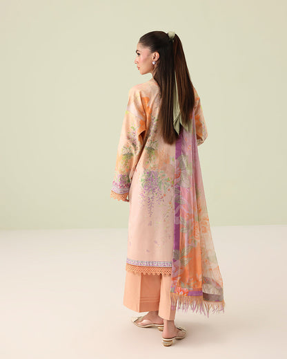 Roheenaz | Rosette Lawn | Sunlit Fern - Casual Dress - available at Maria Faisal in UK and USA.