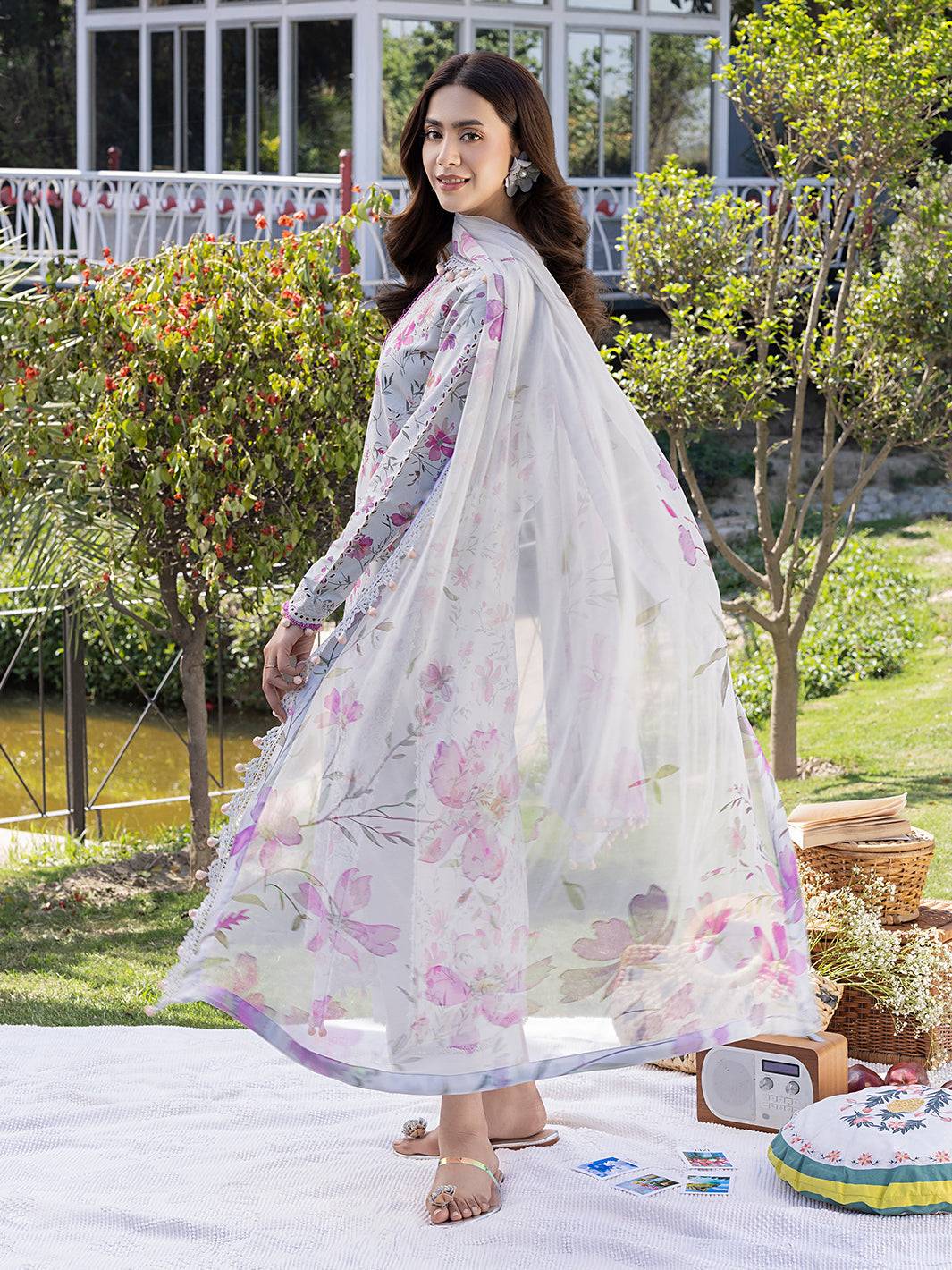 Izel | Oh Spring Lawn 25 | SUNLIT by Maria Faisal - Registered Vendor of : Izel - type : Ladies Clothes - 100% original wedding dresses