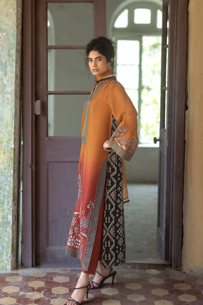 Zainab Chottani | Summer Edition 26 | Sunset Serenade - Formal Dress - available at Maria Faisal in UK and USA.