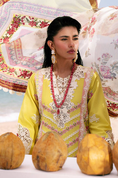 AJR Couture | Dastan Luxury Lawn 25 | Sunset by Maria Faisal - Registered Vendor of : AJR Couture - type : Ladies Clothes - 100% original wedding dresses