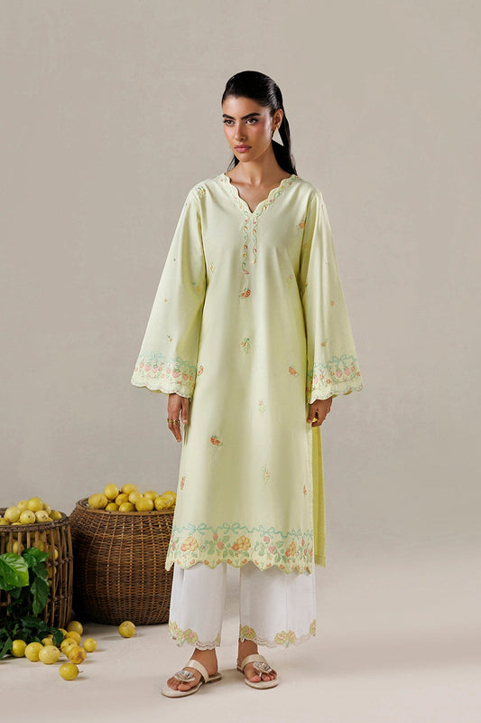 Azure | Chic Essentials | Sweet Citrus - Casual Dress - available at Maria Faisal in UK and USA.