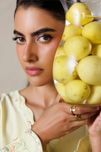 Azure | Chic Essentials | Sweet Citrus - Casual Dress - available at Maria Faisal in UK and USA.