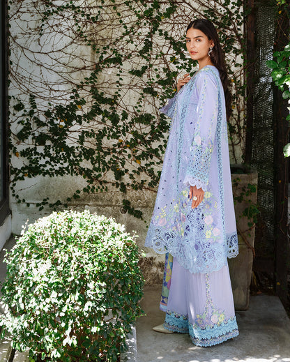 Mushq | Amoi Luxury Lawn | Sweet Confession - Luxury Dress - available at Maria Faisal in UK and USA.