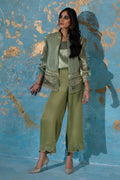 Wardha Saleem | Luxury Pret Fusion Wear | CHANTAL - JACKET SET (3 PC) - Ladies Clothes 