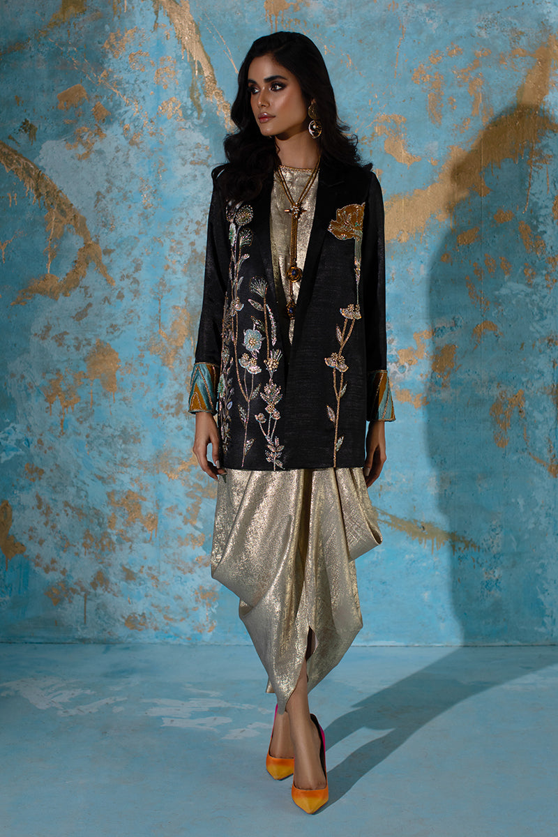 Wardha Saleem | Luxury Pret Fusion Wear | NOVA LUX - JACKET - Ladies Clothes 