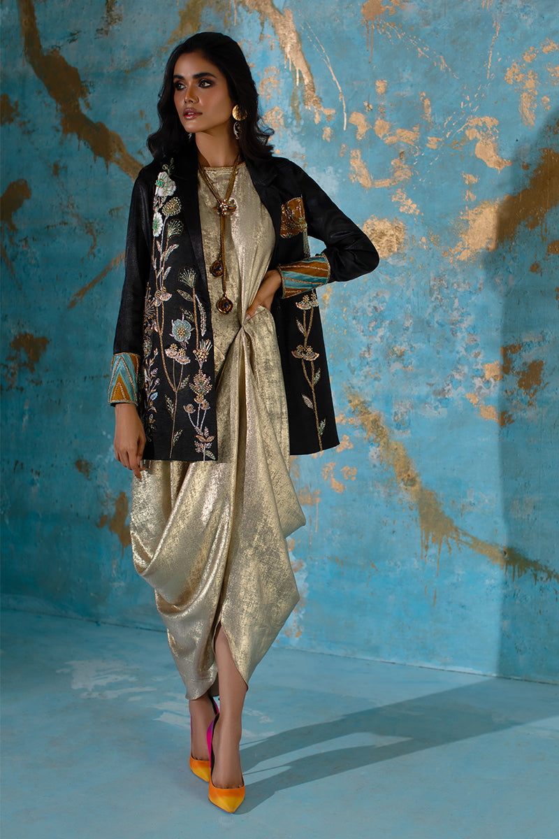 Wardha Saleem | Luxury Pret Fusion Wear | NOVA LUX - JACKET - Ladies Clothes 