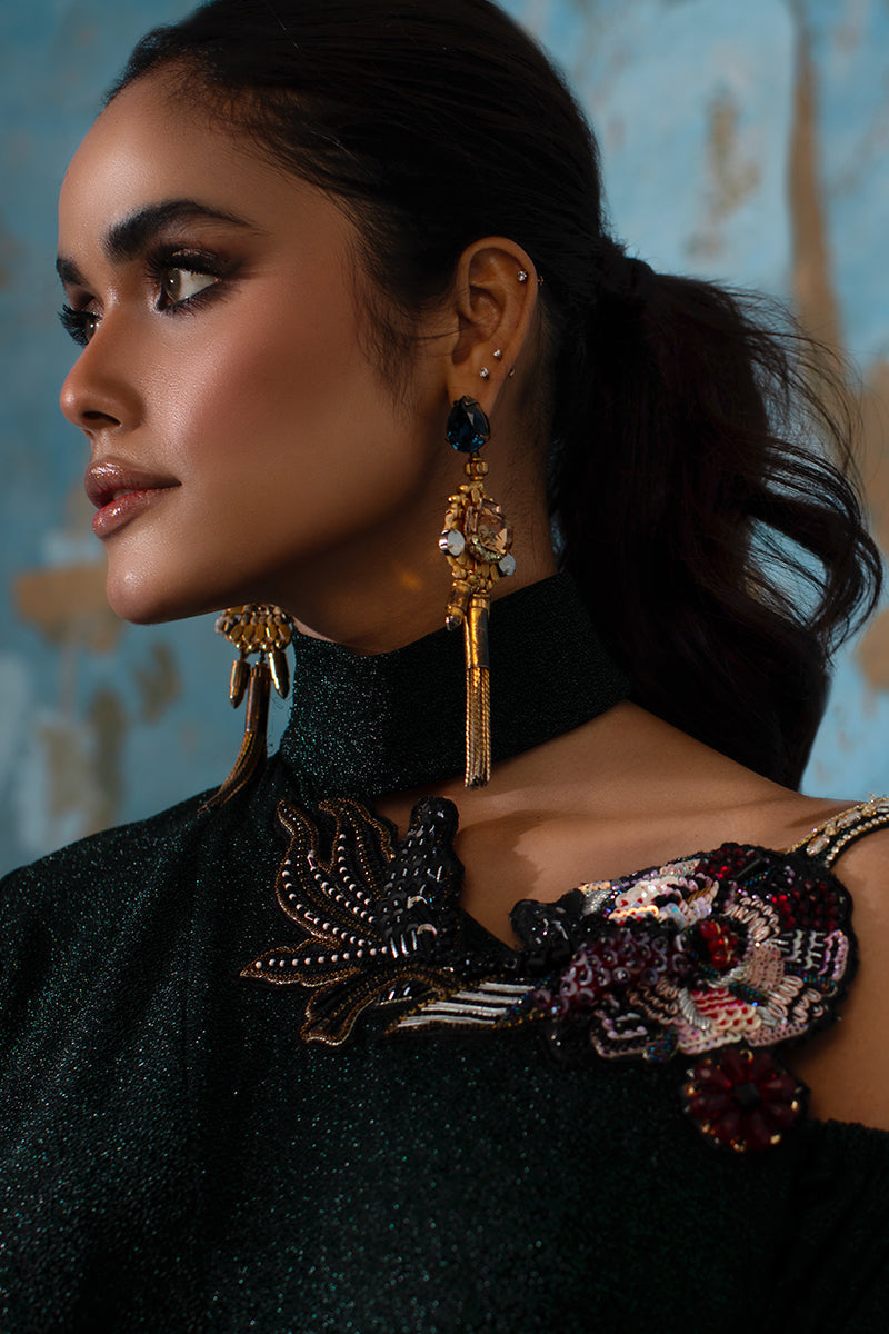 Wardha Saleem | Luxury Pret Fusion Wear | IVY - FORMAL DRAPE - Ladies Clothes 