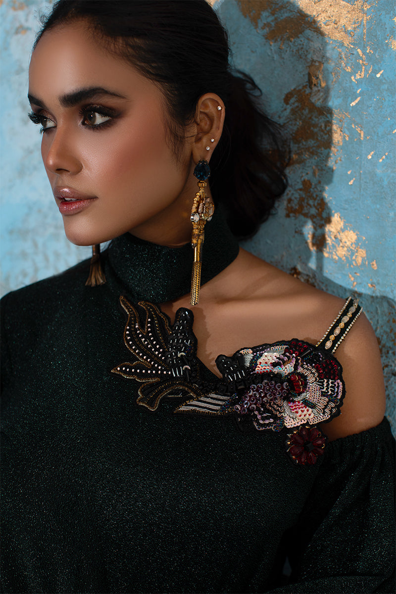 Wardha Saleem | Luxury Pret Fusion Wear | IVY - FORMAL DRAPE - Ladies Clothes 