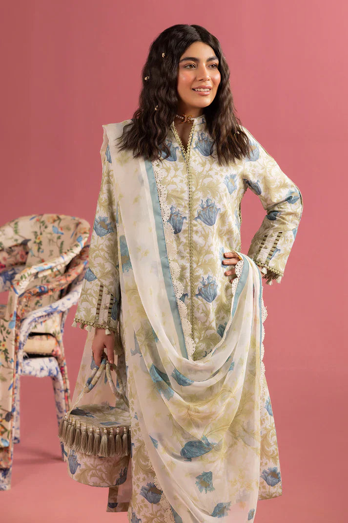 Alizeh | Sheen Lawn Prints 24 | Tesoro - Pakistani Dress - Maria Faisal
