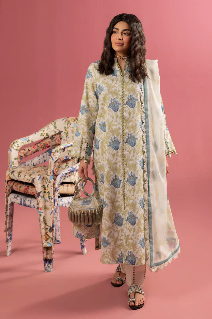 Alizeh | Sheen Lawn Prints 24 | Tesoro - Pakistani Dress - Maria Faisal