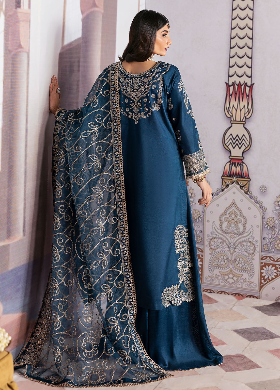 Sahane | There She Glows  | TSG-04 Azure - There She Glows - Ladies Clothes - Maria Faisal