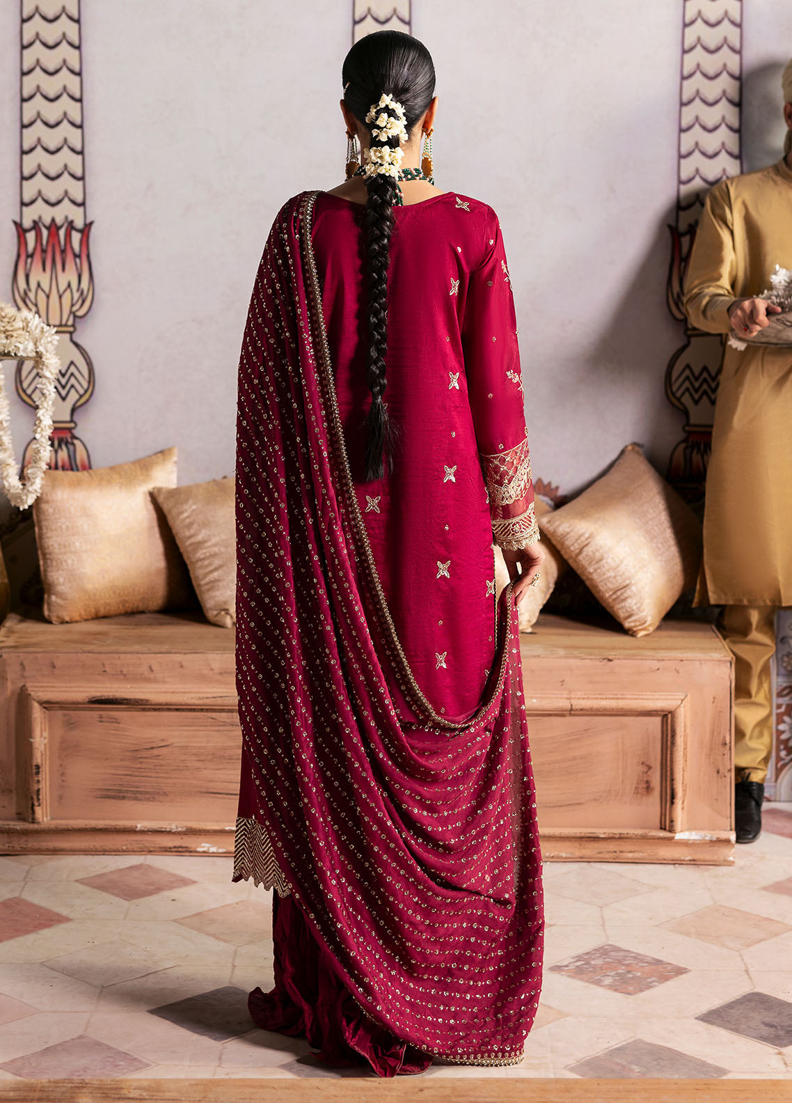 Sahane | There She Glows  | TSG-07 Merlot - Ladies Clothes - Maria Faisal