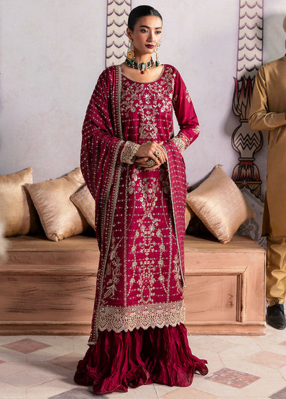 Sahane | There She Glows  | TSG-07 Merlot - Ladies Clothes - Maria Faisal