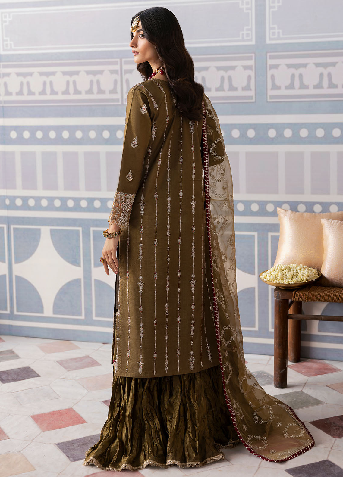 Sahane | There She Glows  | TSG-02 Olivine - There She Glows - Ladies Clothes - Maria Faisal