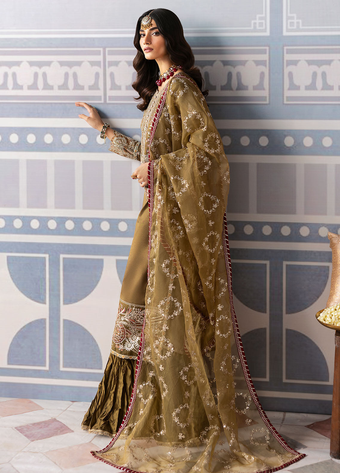 Sahane | There She Glows  | TSG-02 Olivine - There She Glows - Ladies Clothes - Maria Faisal