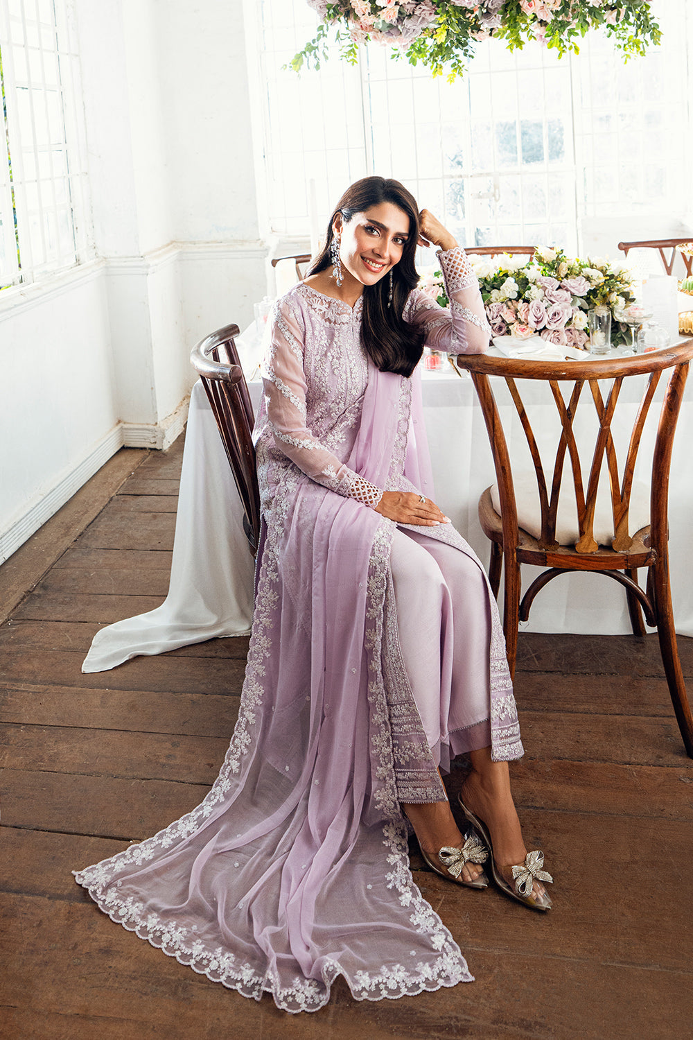Azure | Luxe Formals | Twilight Lavender - Ladies Clothes - Maria Faisal