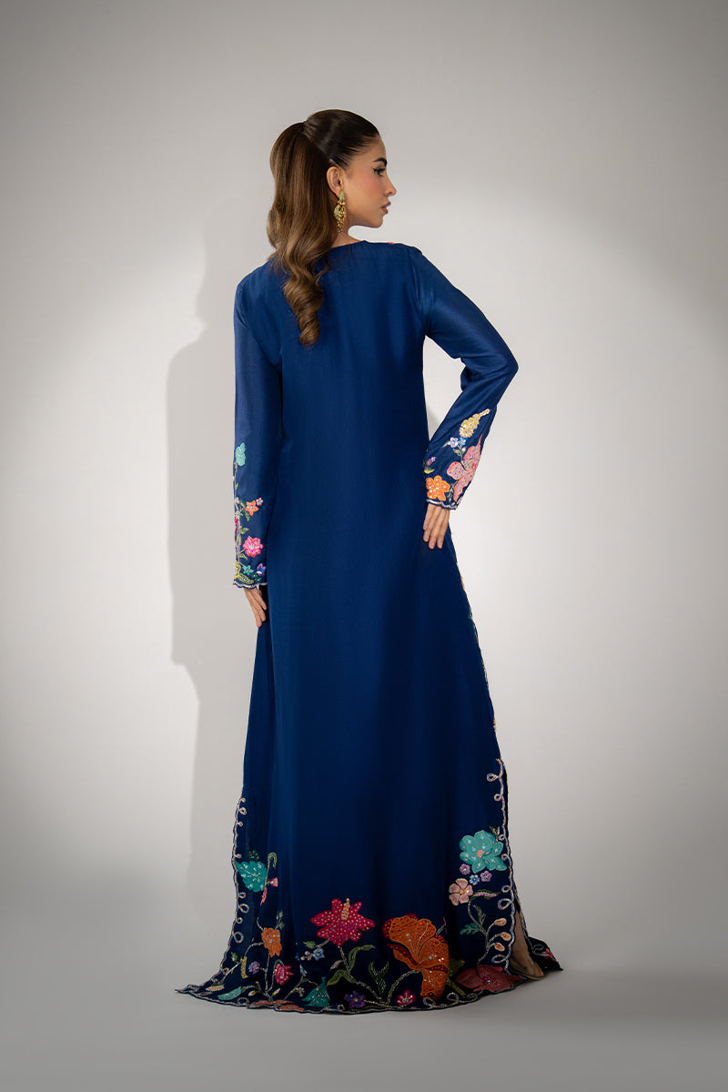 Mina Hassan | Winter 25 | Adina - Casual Dress - available at Maria Faisal in UK and USA.