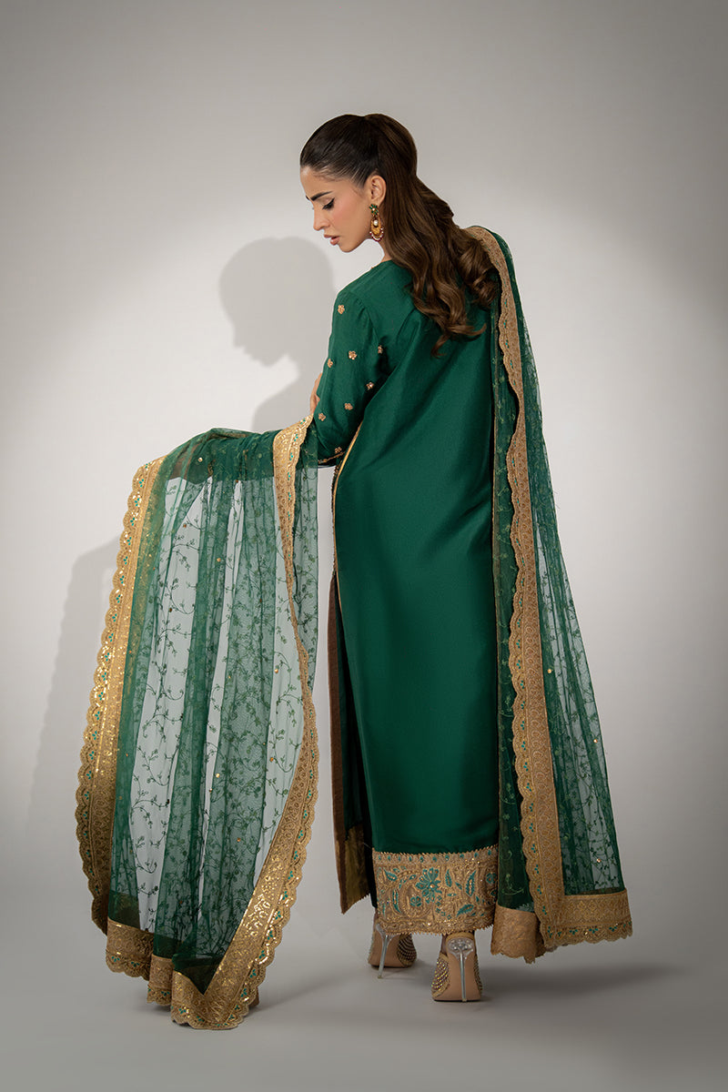 Mina Hassan | Winter 25 | Miraal - Casual Dress - available at Maria Faisal in UK and USA.