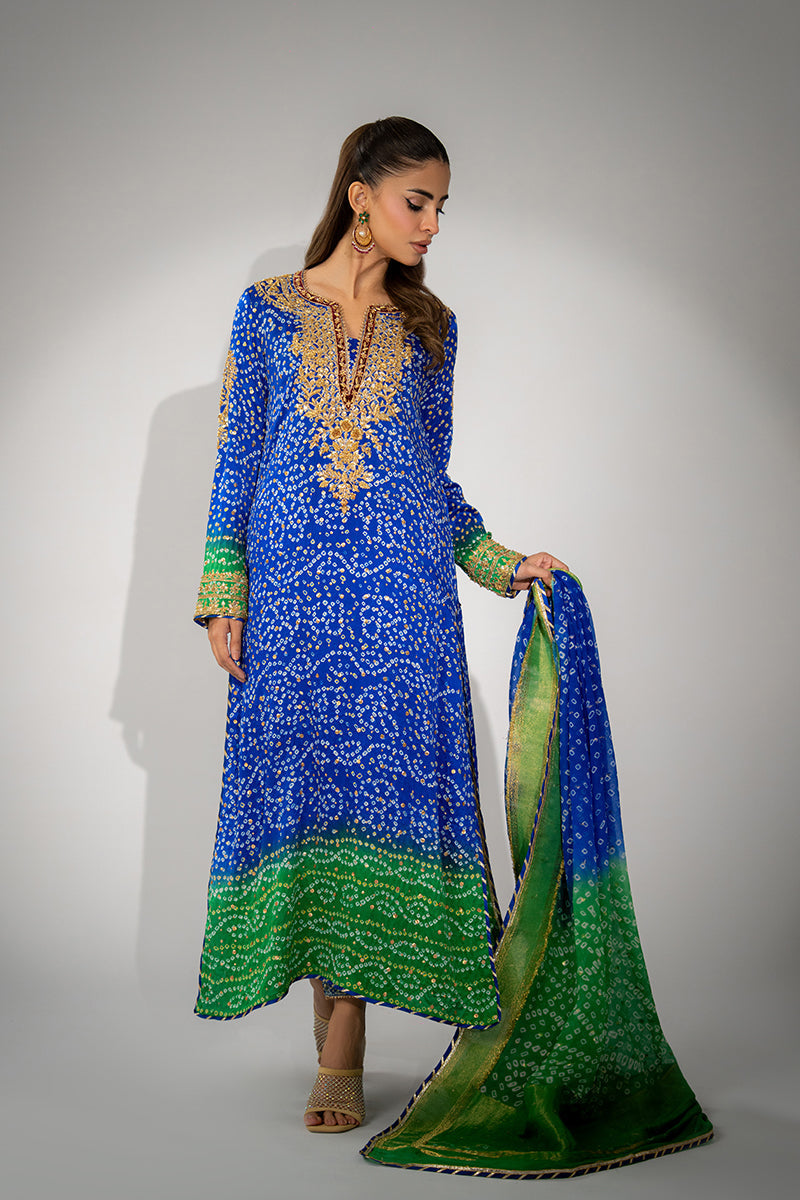 Mina Hassan | Winter 25 | Erma - Casual Dress - available at Maria Faisal in UK and USA.