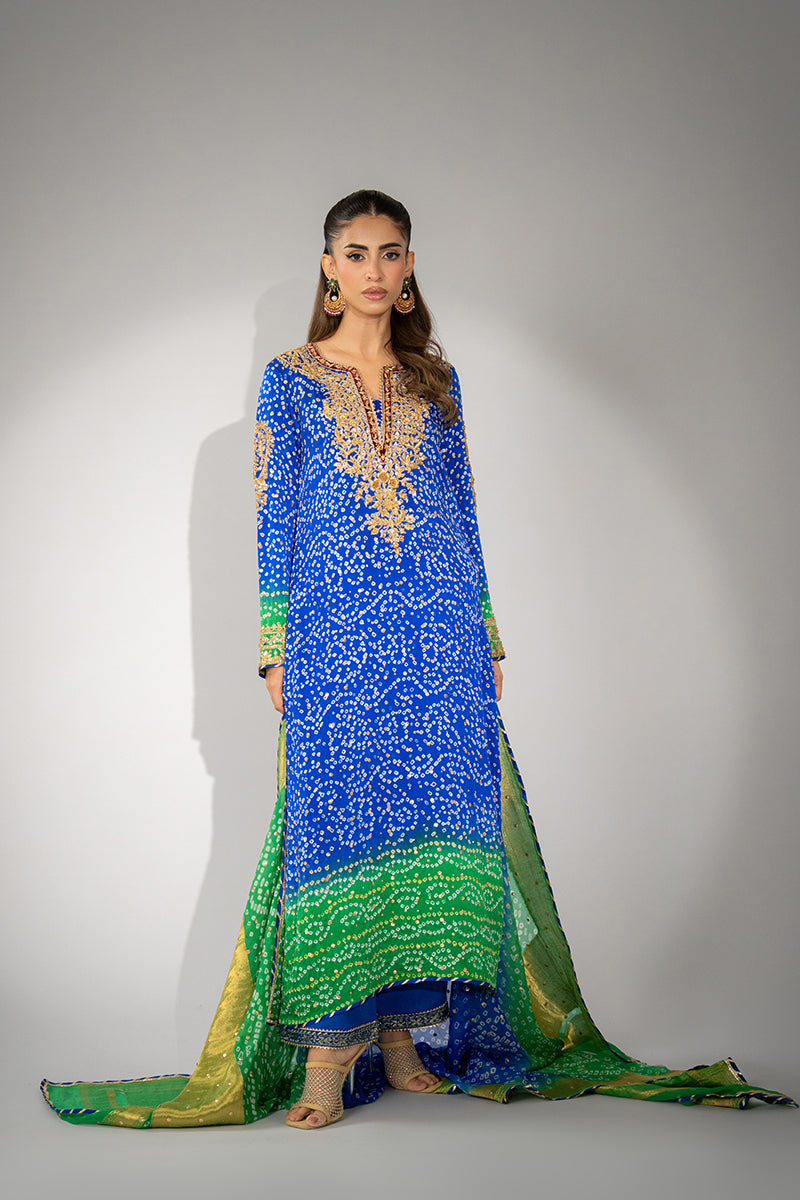 Mina Hassan | Winter 25 | Erma - Casual Dress - available at Maria Faisal in UK and USA.