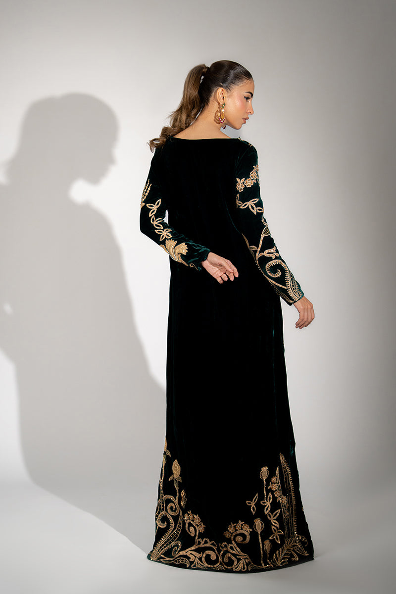 Mina Hassan | Winter 25 | Izma - Casual Dress - available at Maria Faisal in UK and USA.