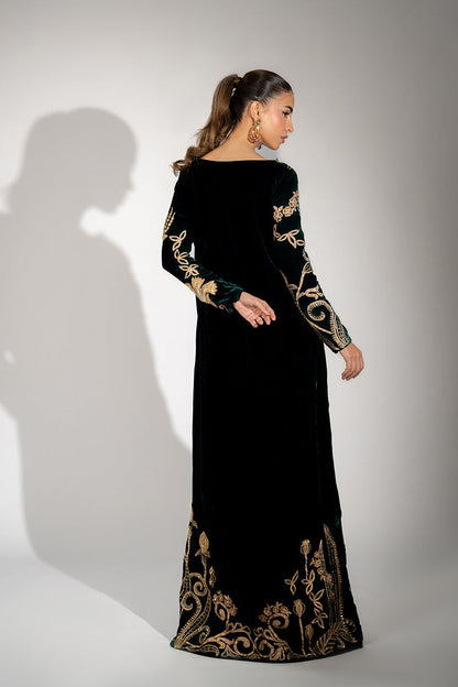 Mina Hassan | Winter 25 | Izma - Casual Dress - available at Maria Faisal in UK and USA.