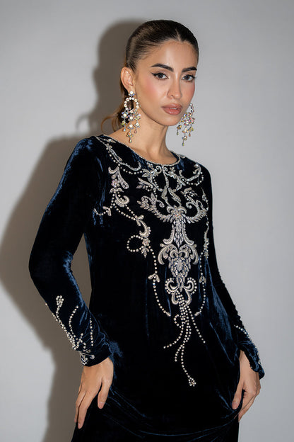 Mina Hassan | Winter 25 | Muskan - Casual Dress - available at Maria Faisal in UK and USA.