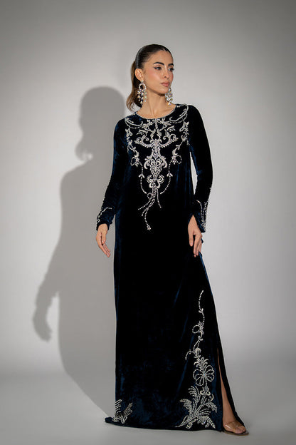 Mina Hassan | Winter 25 | Muskan - Casual Dress - available at Maria Faisal in UK and USA.