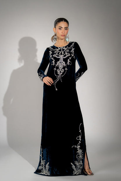 Mina Hassan | Winter 25 | Muskan - Casual Dress - available at Maria Faisal in UK and USA.