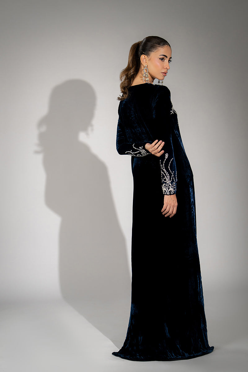 Mina Hassan | Winter 25 | Muskan - Casual Dress - available at Maria Faisal in UK and USA.