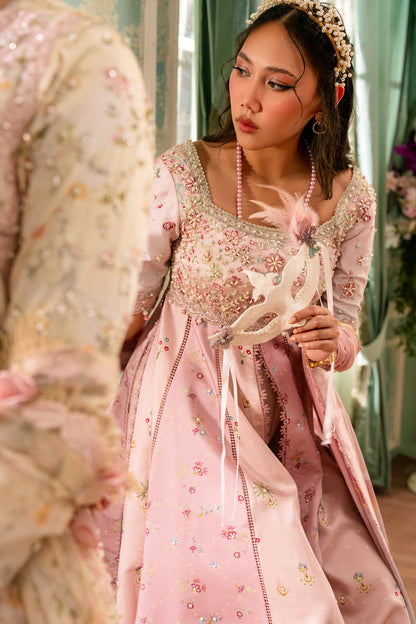 Qalamkar | Luxe Silk 26 | QSL-04 LARA - Luxury Dress - available at Maria Faisal in UK and USA.