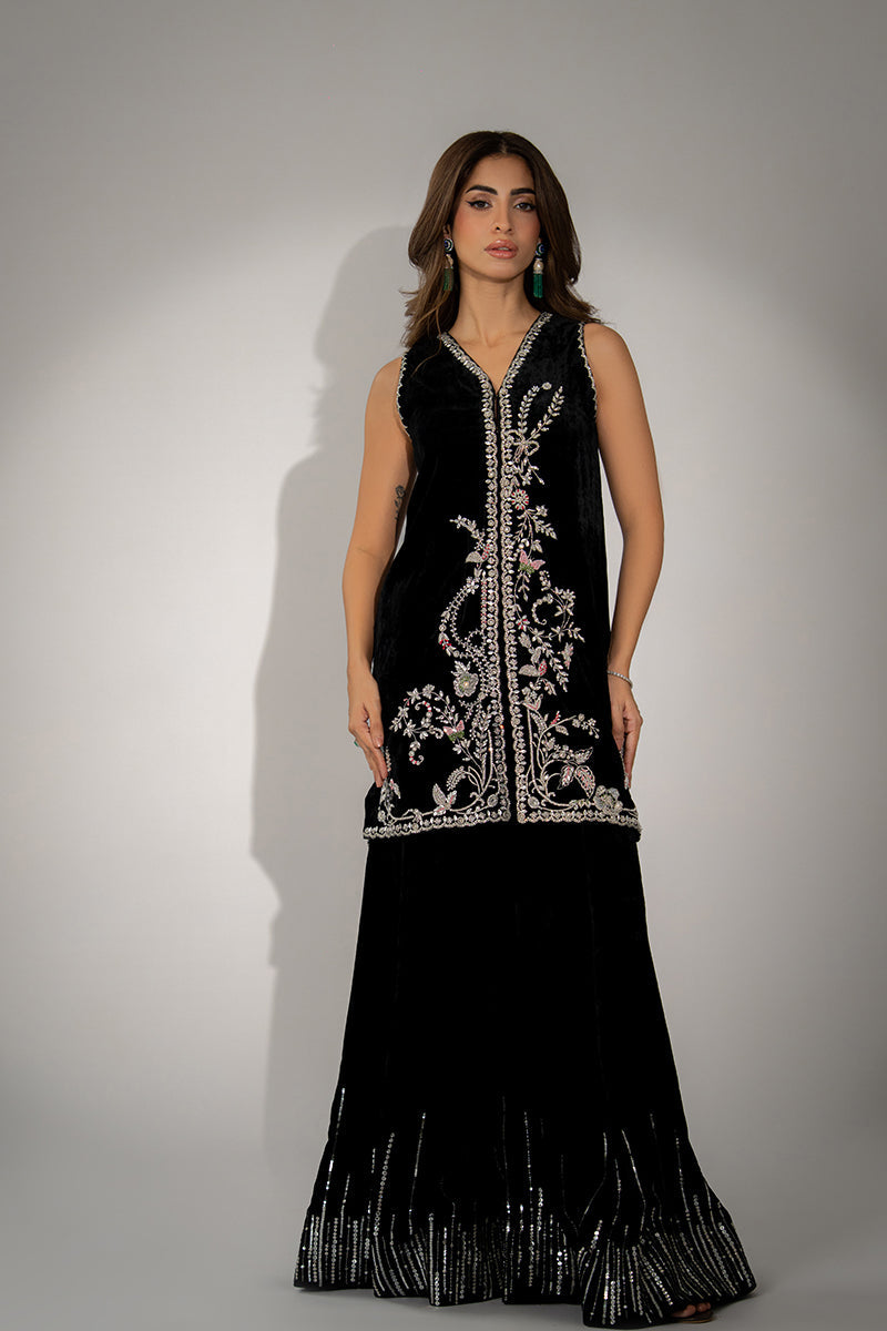Mina Hassan | Winter 25 | Aena - Casual Dress - available at Maria Faisal in UK and USA.
