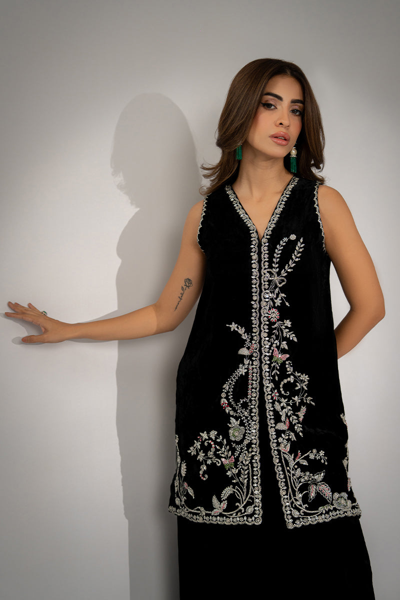 Mina Hassan | Winter 25 | Aena - Casual Dress - available at Maria Faisal in UK and USA.