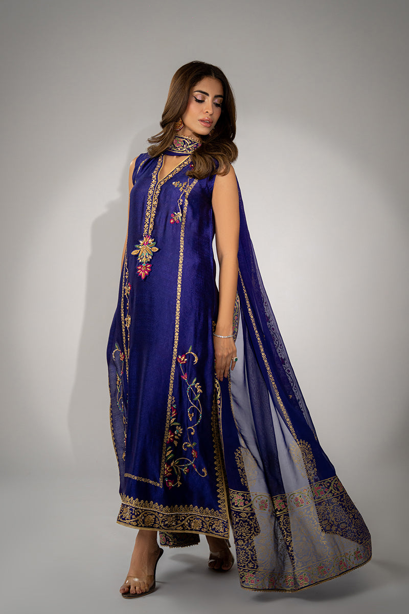 Mina Hassan | Winter 25 | Aria - Casual Dress - available at Maria Faisal in UK and USA.