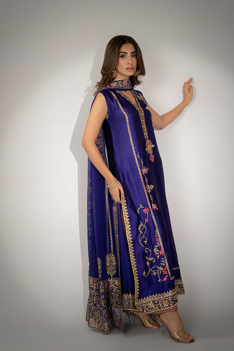 Mina Hassan | Winter 25 | Aria - Casual Dress - available at Maria Faisal in UK and USA.